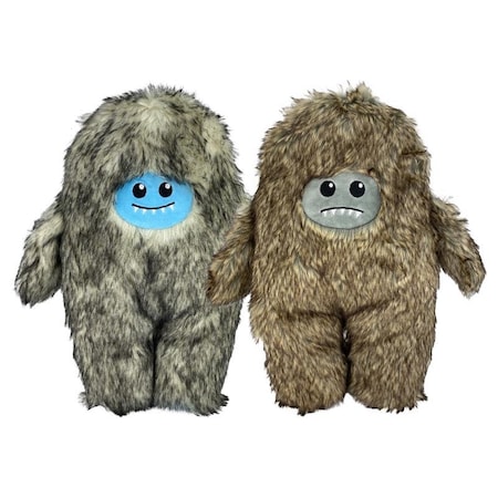 Multipet Multipet Assorted Plush Yeti Betty Dog Toy 10 in. 1 pk 37460